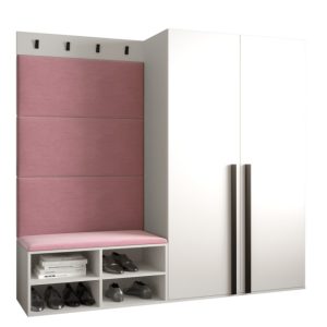 Garderoba do przedpokoju MIRO 5 biały + manila 09 90317