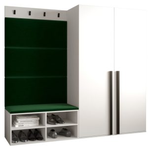 Garderoba do przedpokoju MIRO 5 biały + manila 35 90319