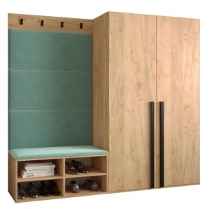 Garderoba do przedpokoju MIRO 5 dąb craft + manila 11 90415