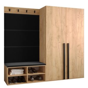 Garderoba do przedpokoju MIRO 5 dąb craft + manila 18 90296