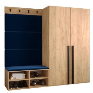 Garderoba do przedpokoju MIRO 5 dąb craft + manila 26 90324