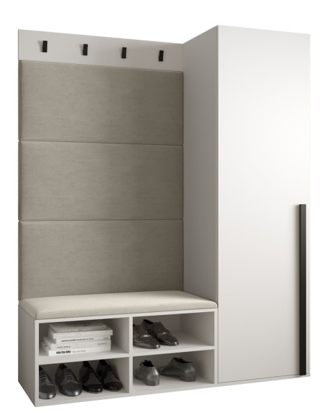Garderoba do przedpokoju MIRO 6 biały + manila 02 90775