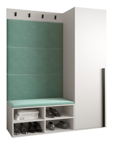 Garderoba do przedpokoju MIRO 6 biały + manila 11 90362