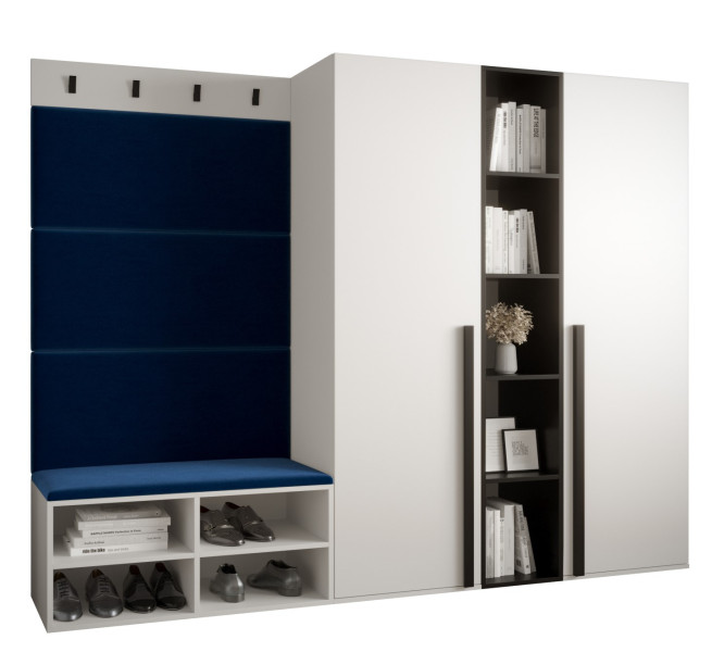 Garderoba do przedpokoju MIRO 8 biały + manila 26 91309