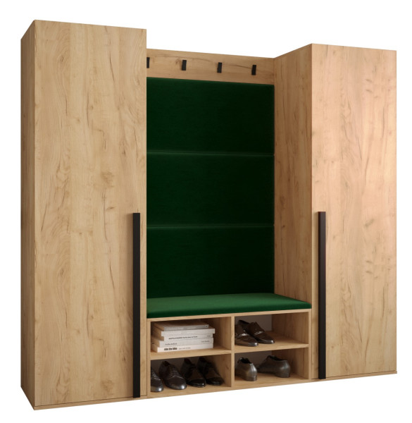 Garderoba do przedpokoju MIRO 9 dąb craft + manila 35 91454