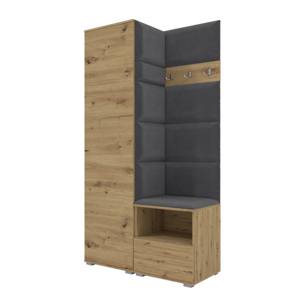 Garderoba do przedpokoju Nela I w kolorze dąb artisan 210372