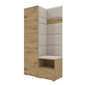 Garderoba do przedpokoju Nela I w kolorze dąb artisan 210386 Garderoba do przedpokoju Nela I w kolorze dąb artisan 210386