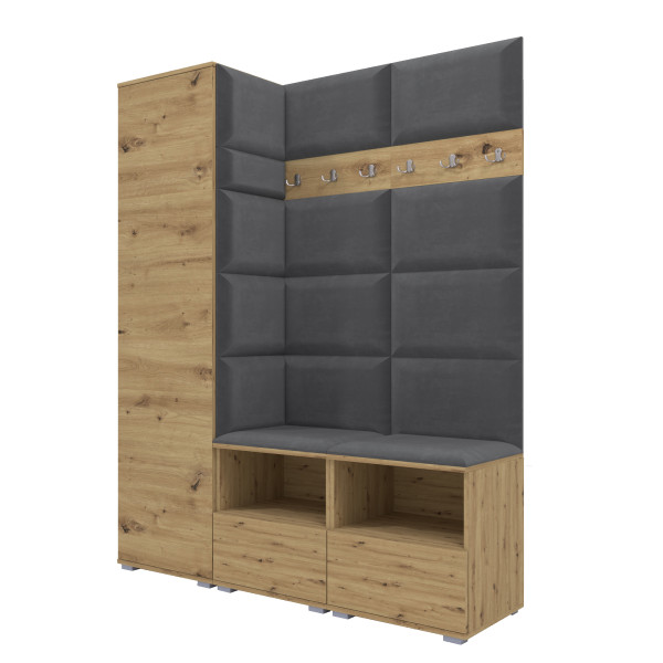 Garderoba do przedpokoju Nela II - kolor dąb artisan 210358