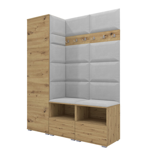 Garderoba do przedpokoju Nela II - kolor dąb artisan 210388