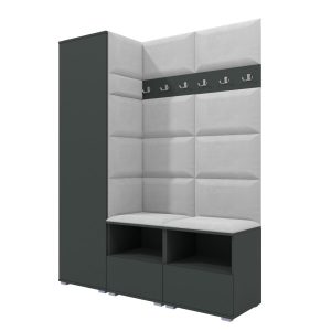 Garderoba do przedpokoju Nela II – kolor grafit 305526