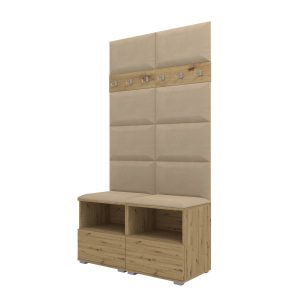 Garderoba do przedpokoju Nela III – kolor dąb artisan 210361 Garderoba do przedpokoju Nela III – kolor dąb artisan 210361