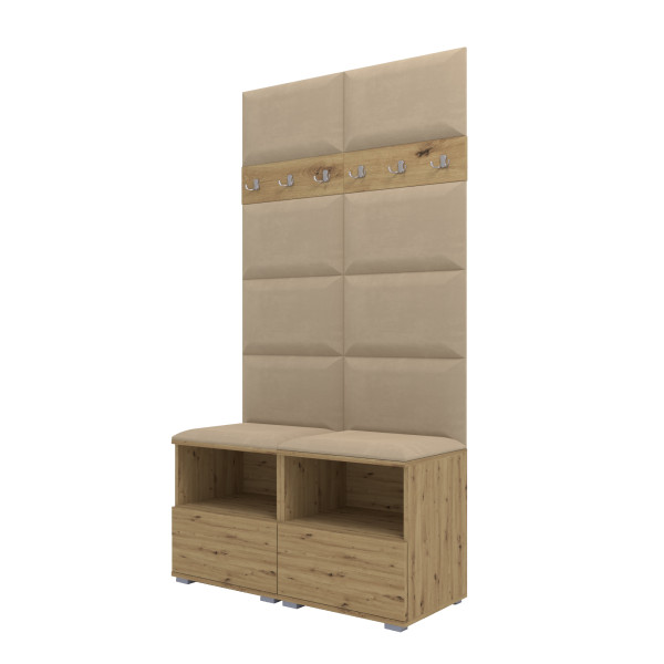 Garderoba do przedpokoju Nela III - kolor dąb artisan 210361