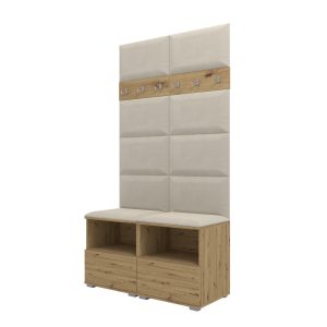 Garderoba do przedpokoju Nela III – kolor dąb artisan 210365 Garderoba do przedpokoju Nela III – kolor dąb artisan 210365