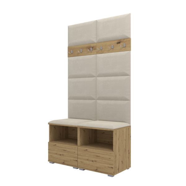 Garderoba do przedpokoju Nela III - kolor dąb artisan 210365
