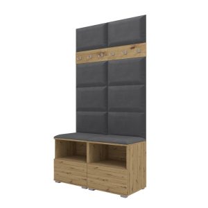 Garderoba do przedpokoju Nela III – kolor dąb artisan 210342 Garderoba do przedpokoju Nela III – kolor dąb artisan 210342