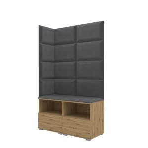 Garderoba do przedpokoju Nela V – kolor dąb artisan 210172 Garderoba do przedpokoju Nela V – kolor dąb artisan 210172