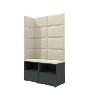 Garderoba do przedpokoju Nela V – kolor grafit 305542