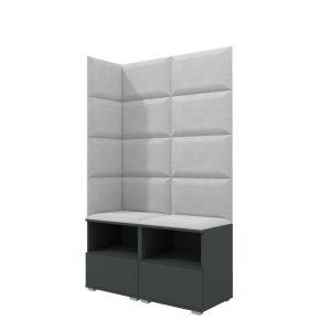 Garderoba do przedpokoju Nela V – kolor grafit 305543