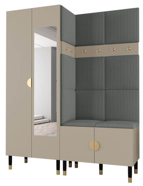 Garderoba do przedpokoju PALERMO 14 kaszmir+poso60 755471