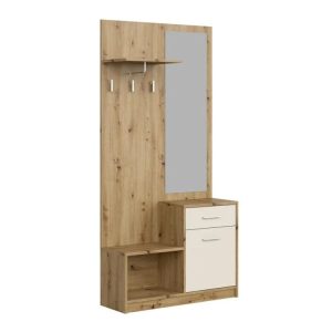 Garderoba do przedpokoju PERGO dąb artisan/kaszmirowa z lust 958914 Garderoba do przedpokoju PERGO dąb artisan/kaszmirowa z lust 958914
