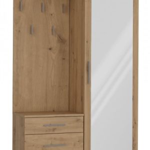 Garderoba DUO dąb artisan nowoczesna szafa z wieszakiem 78537 Garderoba DUO dąb artisan nowoczesna szafa z wieszakiem 78537
