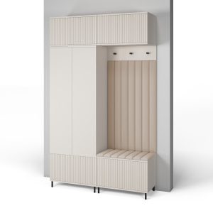 Garderoba frezowana Ritmo wersja 2 wysokie nogi rurki Trinity 02 Cashmere 655965 Garderoba frezowana Ritmo wersja 2 wysokie nogi rurki Trinity 02 Cashmere 655965