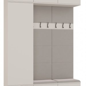 Garderoba HAGA III 1SZ2W Kaszmir Beż Szafa + 2x Wieszak 668928 Garderoba HAGA III 1SZ2W Kaszmir Beż Szafa + 2x Wieszak 668928