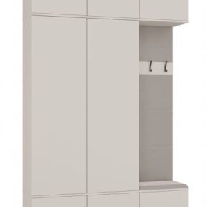 Garderoba HAGA III 2Sz1W KASZMIR BEŻ 2x Szafa + Wieszak 668927 Garderoba HAGA III 2Sz1W KASZMIR BEŻ 2x Szafa + Wieszak 668927