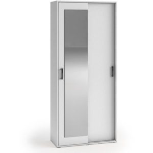 Garderoba LANO do przedpokoju 90 cm z lustrem | Biała 659889 Garderoba LANO do przedpokoju 90 cm z lustrem | Biała 659889