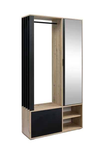 Garderoba MELO w kolorze dąb artisan / czarny 358536