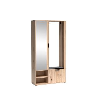 Garderoba MELO w kolorze dąb artisan z siedziskiem 354889 Garderoba MELO w kolorze dąb artisan z siedziskiem 354889