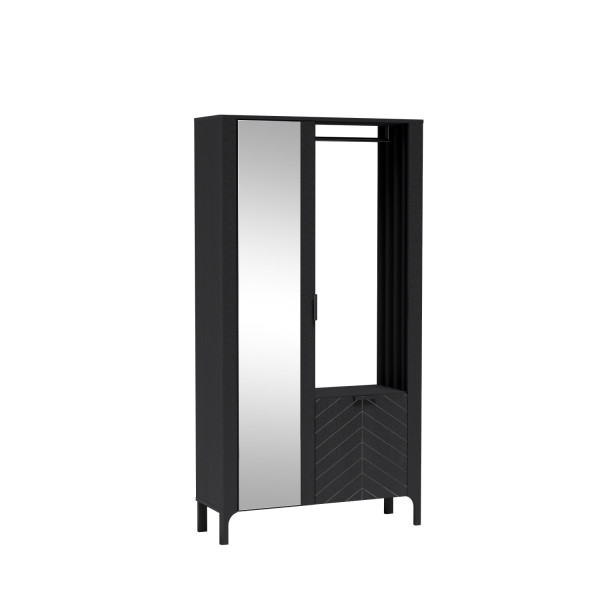Garderoba MONZA 11 w czarnym kolorze 520232