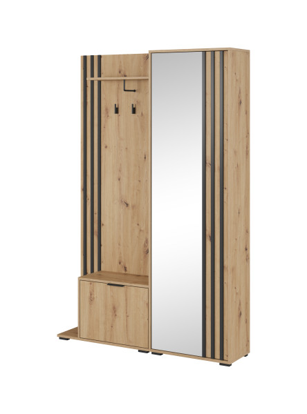 Garderoba NEL w kolorze dąb artisan 628731