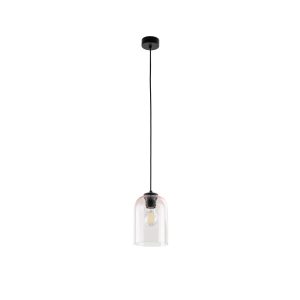 Lampa wisząca MOLLY czarna-różowa metal szkło E27 160 cm 1101145 Lampa wisząca MOLLY czarna-różowa metal szkło E27 160 cm 1101145