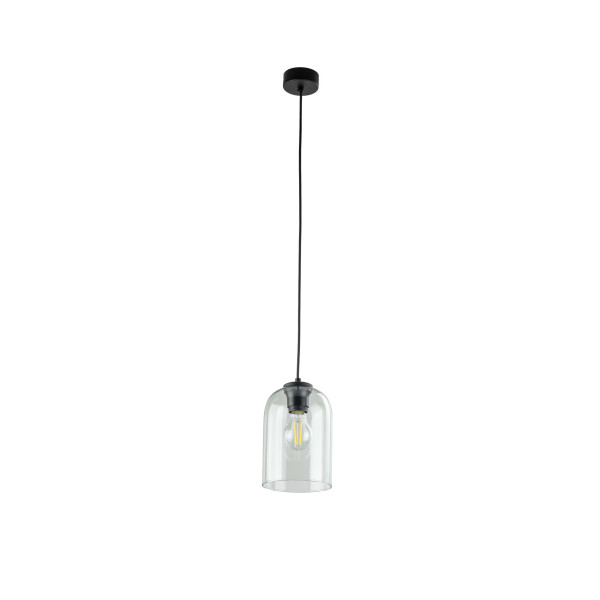 Lampa wisząca MOLLY czarna-zielona metal-szkło E27 160 cm 1101125
