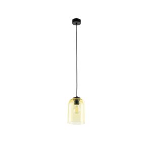 Lampa wisząca MOLLY czarna-żółta metal szkło E27 160 cm 1101127 Lampa wisząca MOLLY czarna-żółta metal szkło E27 160 cm 1101127