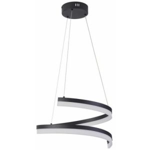Lampa wisząca Monacor czarna LED 1x28W Odcienie bieli 2240lm Reality 836063 Lampa wisząca Monacor czarna LED 1x28W Odcienie bieli 2240lm Reality 836063