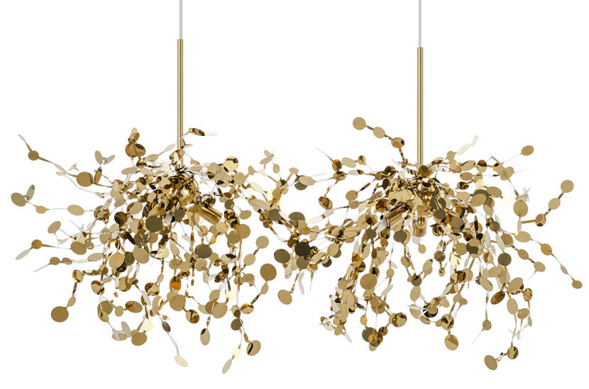 Lampa wisząca MONETE złota - metal 148102
