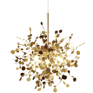 LAMPA WISZĄCA MONETTI 40cm złota ELEGANCKA 217495 LAMPA WISZĄCA MONETTI 40cm złota ELEGANCKA 217495