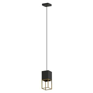 Lampa wisząca Montebaldo metalowa czarna 24547 Lampa wisząca Montebaldo metalowa czarna 24547