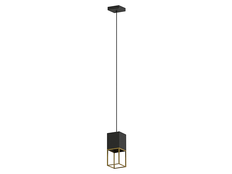 Lampa wisząca Montebaldo metalowa czarna 24547