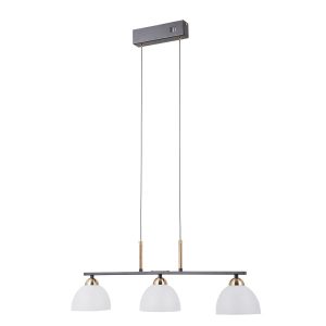 Lampa wisząca MONTIELA czarna matowa LED 3x15W Ciepła biel 772lm Italux 836361 Lampa wisząca MONTIELA czarna matowa LED 3x15W Ciepła biel 772lm Italux 836361