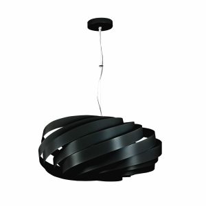 Lampa wisząca MONTOYA czarna metalowa E27 90 cm 1068225 Lampa wisząca MONTOYA czarna metalowa E27 90 cm 1068225
