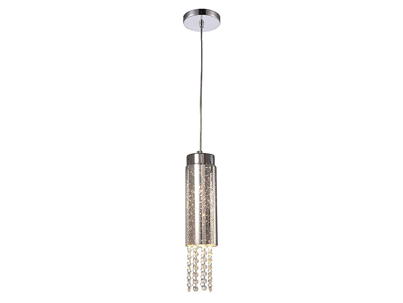 Lampa wisząca Moonlight metalowa srebrna 39471