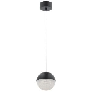 Lampa wisząca Moonlit matowa czerń LED 1×20.9W 3000K 2131lm Quintiesse 849185 Lampa wisząca Moonlit matowa czerń LED 1×20.9W 3000K 2131lm Quintiesse 849185