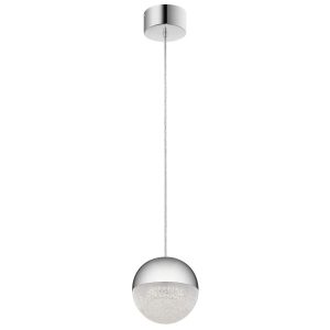 Lampa wisząca Moonlit polerowany chrom LED 1×20.9W 3000K 2131lm Quintiesse 849312 Lampa wisząca Moonlit polerowany chrom LED 1×20.9W 3000K 2131lm Quintiesse 849312