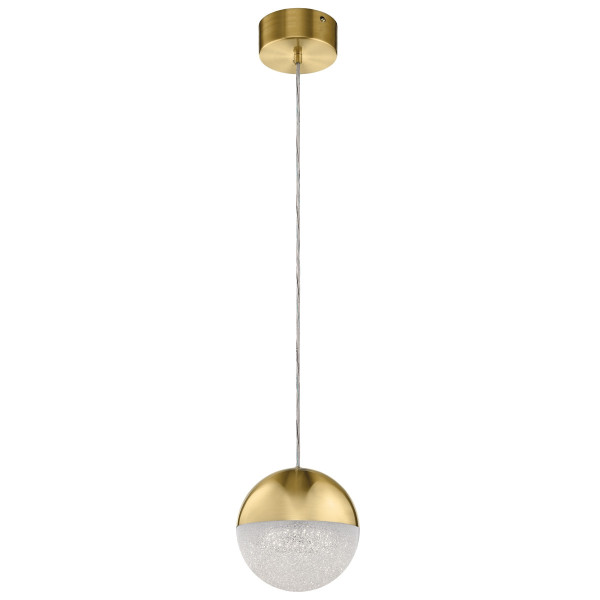 Lampa wisząca Moonlit szampańskie złoto LED 1x20.9W 3000K 2131lm Quintiesse 849520