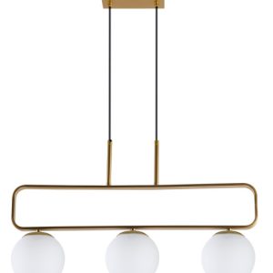 Lampa wisząca mosiądz-biała Jove 3xG9x15W wym: 110x60x12 cm Candellux 925417 Lampa wisząca mosiądz-biała Jove 3xG9x15W wym: 110x60x12 cm Candellux 925417