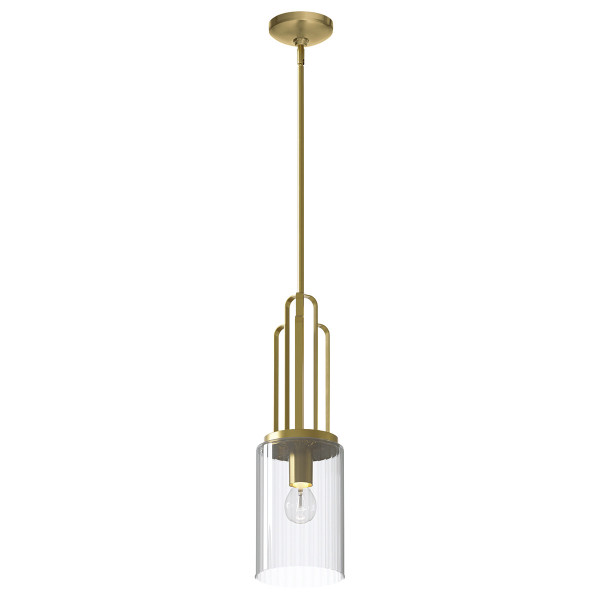 Lampa wisząca mosiądz Kimrose 1xE27x60W wym: 59,3x18x18 cm Quintiesse 852697