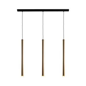 Lampa wisząca mosiądz polerowano-czarna AKADI 3xGU10x4W Amplex 846465 Lampa wisząca mosiądz polerowano-czarna AKADI 3xGU10x4W Amplex 846465